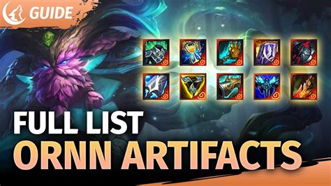 tft ornn item tier list|Ornn Artifacts TFT Tier List (Set 9.5)